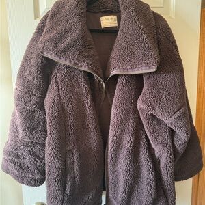We The Free Cozy Brown Teddy Jacket